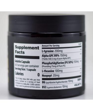 WorkFlo Brain Booster Nootropic - Focus, Memory, Mental Clarity Supplement - Buy Online on GoSupps.com