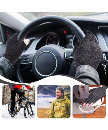 3 Pairs Gray L Compression Craft Arthritis Fingerless Gloves for Joint Relief - Ideal for Quilting, Sewing, Knitting, Typing, and More - Buy Online on GoSupps.com