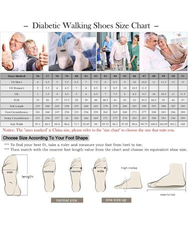 Men's Diabetic Swollen Feet Shoes - Wide Width, Adjustable, Non-Slip Walking Casual Shoes (Gray, Size 46) - Buy Online on GoSupps.com