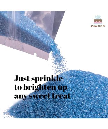 Sanding Sugar Blue 250 grams - (Sea Blue) - Buy Online on GoSupps.com