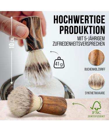 Buy German Barbear Shaving Brush - Soft Bristles & Comfortable Handle for Effortless Foam - International Shipping Available - Buy Online on GoSupps.com