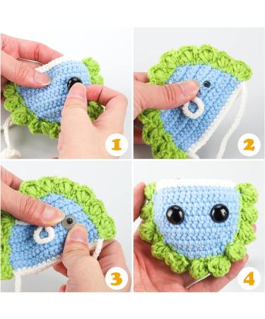 30mm Large Black Safety Eyes for Amigurumi, Dolls, Stuffed Animals - Pack of 16 - Buy Online on GoSupps.com