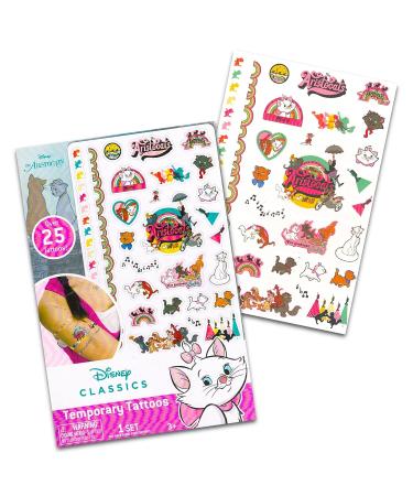 Disney Classics Girls Temporary Tattoos Bundle - 150+ Tattoos for Girls Party Favors | Minnie Mouse, Aristocats, Alice in Wonderland & More! - Buy Online on GoSupps.com