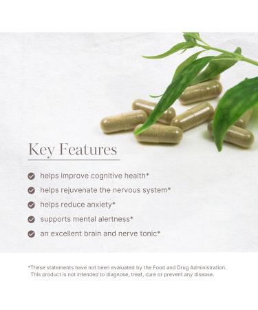 AKSHAR Ayurveda - Bacopa 500mg Brahmi Supplement, Rejuvenate System, Bacopa Pills to Support Cognitive Function for Adults, Vegan Cruelty Free Bacopa Monnieri (60 Count) - Buy Online on GoSupps.com