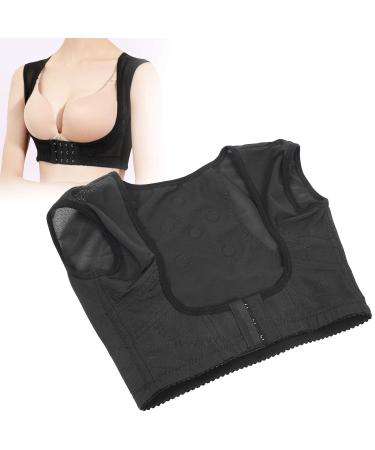 Posture Corrector Chest Support Vest for Men & Women | Back Brace & Neck Pain Relief Trainer - M Black - Buy Online on GoSupps.com