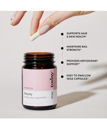 me today Beauty Supplement Hair Skin and Nails Vitamins for Women and Men with Biotin Collagen Vitamin C and Zinc for Stronger Hair Glowing Skin & Healthy Nails 60 Servings - Buy Online on GoSupps.com