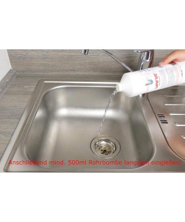 Buy Dewro Sanit Rohrbomb (3066) - 2x1000ml Acid-Free Pipe Cleaner for Constipation Relief - Includes Dewro Single Scrubs - International Shipping Available - Buy Online on GoSupps.com