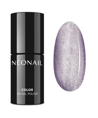 NEONAIL Purple Nail Polish Satin Cat Eye 7.2 ml Satin Glaze UV LED 8563-7