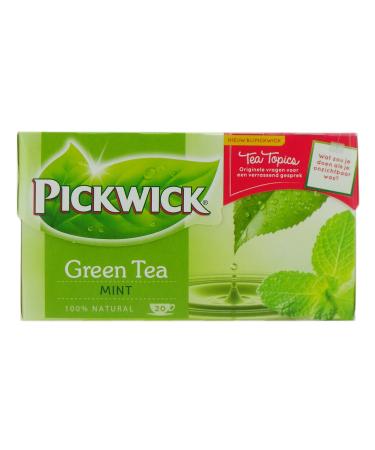 Pickwick Green Tea Mint ar me tisierter go t de th vert la menthe poivr e 20 Sachets de Th