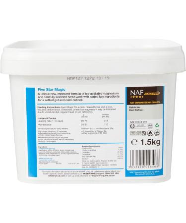 NAF Five Star Magic 1.5 kg (Pack of 1) - Buy Online on GoSupps.com