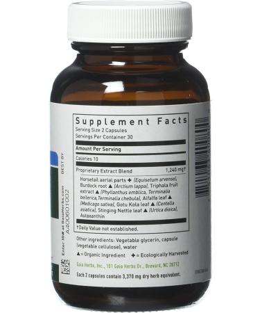 Gaia Herbs Skin & Nail Support - 60 Liquid-Filled Caps | Professional Solutions for Health - Buy Online on GoSupps.com