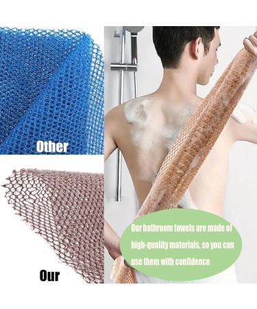 5 Piece African Net Sponge African Wash Net African Net Wash Cloth Body Exfoliating Cloth for Women Men Shower/Stocking Stuffer 30 * 80cm (Assorted Color 21 * 16 * 1cm) - Buy Online on GoSupps.com