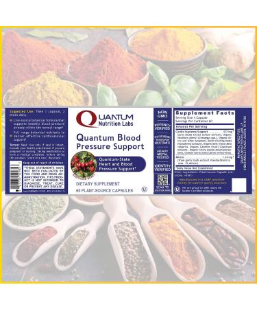 Quantum Blood Pressure Support 60 Caps - Natural Hypertension Relief - Buy Online on GoSupps.com