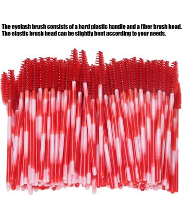 Different Gift Mascara Wand Spoolie Brushes Disposable Makeup Tool Eyelash Spoolie Lash Brush for Beauty Girl Women Eyelash(Big red) - Buy Online on GoSupps.com
