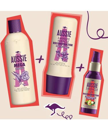 Aussie 3 Miracle Oil Reconstructor Hair Oil 100ml - Nourish & Revitalize Your Hair | International Shipping Available - Buy Online on GoSupps.com