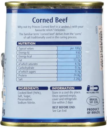 Princes Corned Beef 340g: Premium Quality Canned Meat for a Delicious Meal - Buy Online on GoSupps.com