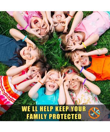 48 Pack Waterproof Mosquito Bracelets and Citronella Patches - Deet Free Bands for Kids and Adults - Perfect for Outdoor Hiking - Individually Wrapped - Buy Online on GoSupps.com