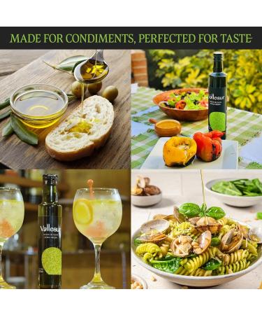 Vallesur Peruvian Premium Extra Virgin Olive Oil 1l - Hand-Picked & Cold Extracted - Fruity, Rich Flavor - Globally Awarded - High Polyphenol - 1L - Buy Online on GoSupps.com