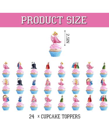 Party Supplies 25Pcs Party Decorations Happy Birthday Party Cake Topper Cupcake Decorations for Kids - Buy Online on GoSupps.com