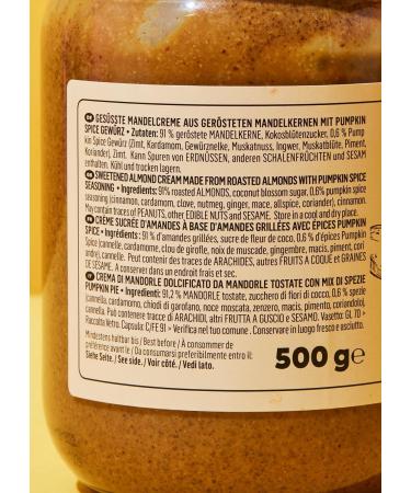 KoRo - Pumpkin Spice Almond Puree 500g - Buy Online on GoSupps.com