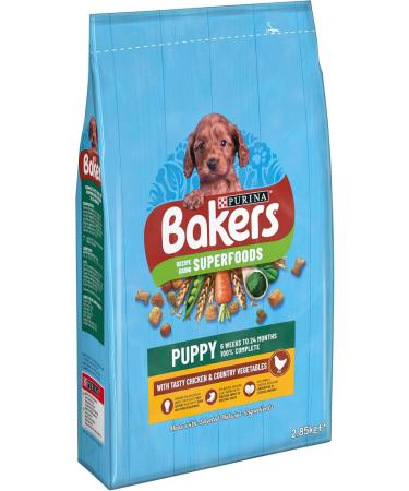 Bakers Puppy Chicken and Veg Dog Food 2.85kg (Pack of 4) - Buy Online on GoSupps.com