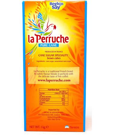 La Perruche Rough Sugar Cubes Brown (1kg) - Premium Quality Natural Sweetener - Buy Online on GoSupps.com