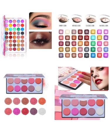 CHSEEO 34PCS Professional Makeup Set & Portable Travel All-in-One Cosmetic Set Eyeshadows Highlighter Lipstick Blush Brushes Compact and Lightweight Design for Girls Women #1*34PCS - Buy Online on GoSupps.com