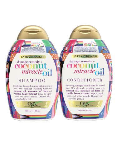 OGX Coconut Miracle Oil Extra Strength Shampoo & Conditioner 2 Pack
