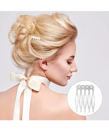 ANCIRS 50 Pack Metal Hair Side Combs for Women - Bridal Wedding Hair Accessories - White - Buy Online on GoSupps.com