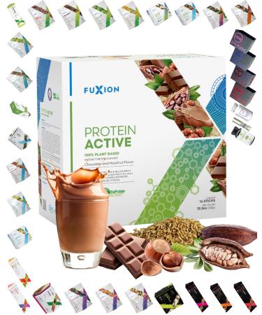 Fuxion CHOCOLATE AND HAZELNUT PROTEIN ACTIVE FIT BY FUXION (28 sticks)