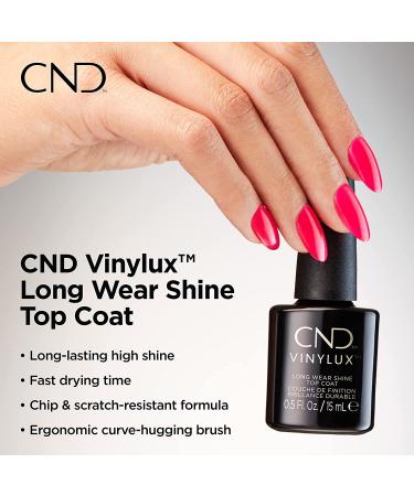 CND Top Coat Longwear Nail Polish - Gel-like Shine, Chip Resistant, High Gloss 0.5 Fl Oz - Buy Online on GoSupps.com