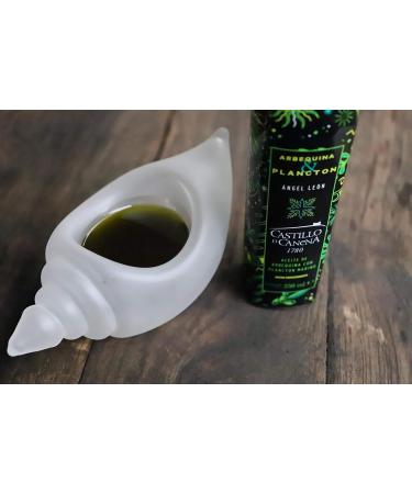 Arbequina Extra Virgin Olive Oil with Marine Placton - Sweet Oil in Balance with Salty Memories of the Sea| 250ml Oil Bottle of Castillo de Canena - Buy Online on GoSupps.com