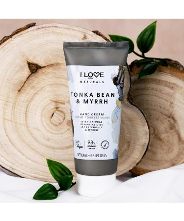 I LOVE Naturals Tonka Bean and Myrrh Hand Lotion - Hand Cream for Dry Skin - Moisturizing Lotion with Shea Butter Coconut and Essential Oils - 3 pc - Buy Online on GoSupps.com