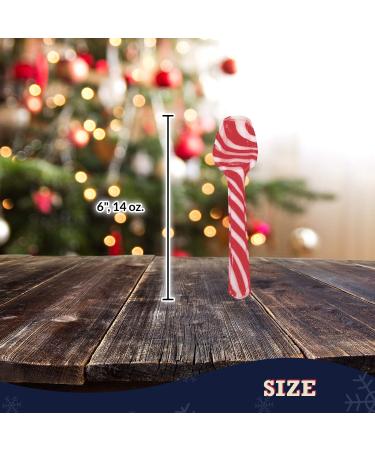 Candy Cane Spoons 12-Pack - Festive Holiday Treats for Hot Drinks - Buy Online on GoSupps.com