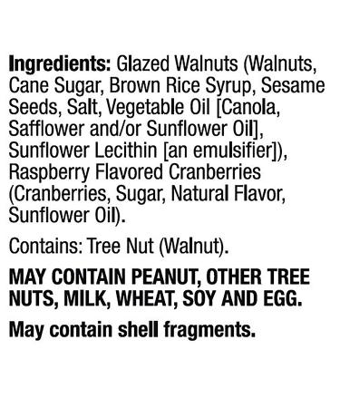 Salad Pizazz Raspberry Cranberry Walnut Frisco 4oz - Pack of 6 | Non-GMO, All-Natural, Kosher Salad Topper - Buy Online on GoSupps.com