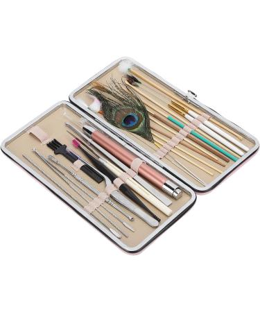 23 Piece Spiral Ear Wax Removal Tool Set | Double Ended Ear Scoop Spoon | Ear Care Supplies for Men and Women | Cherry Powder Ear Cleaning Tools - Buy Online on GoSupps.com