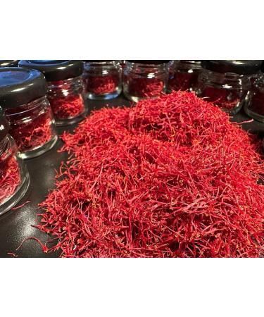 Armu Italian Saffron in Threads 05g Certified First Class Handpicked Pure Pistils for Paella Milanese Risotto Tea and Fine Cuisine - Buy Online on GoSupps.com