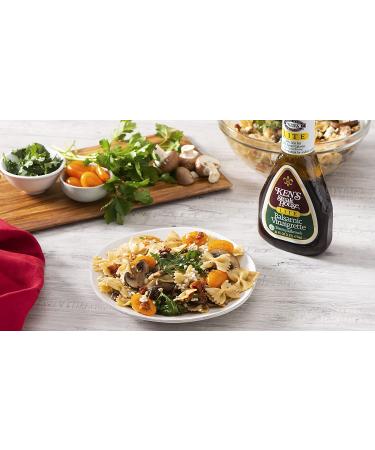 Ken's Steak House Lite Balsamic Vinaigrette Dressing 16 OZ - Delicious and Light Dressing Option - Buy Online on GoSupps.com