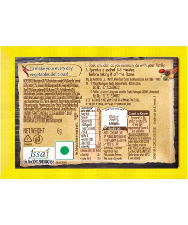 MAGGI Maggi Masala Magic 6.5g Sachet Pack of 48 Vegetarian - Buy Online on GoSupps.com