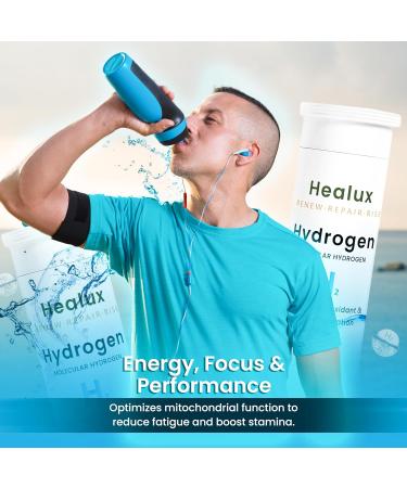 Hydrogen Water Tablets 12 PPM Molecular H Tablets with Magnesium | Lab Tested Antioxidant Support for Energy Cellular Health Recovery & Cognitive Function 30 Count Raspberry 30 Count (Pack of 1) - Buy Online on GoSupps.com