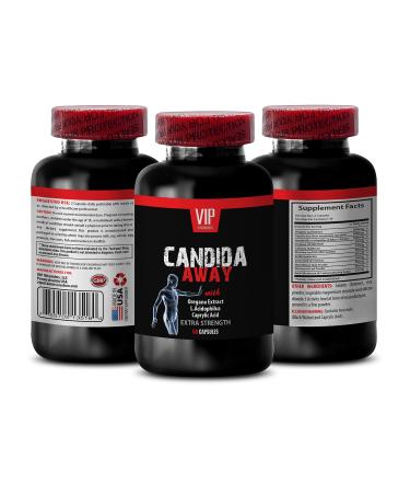 Immune system booster - CANDIDA AWAY EXTRA STRENGTH FORMULA - DIGESTIVE AID - candida cleanse candida support candida overgrowth candida supplement candida complex candida - 1 Bottle 60 Capsules