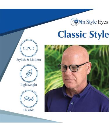 Modern Reading Glasses - Classic Oval Design Lightweight with Metal Spring Hinges - 2.5x Emerald - Best International Shipping - Buy Online on GoSupps.com