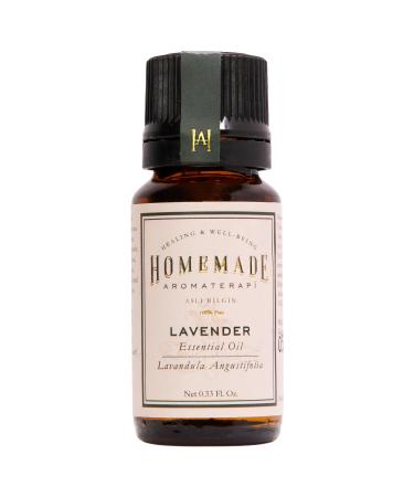 HMA | Lavender Essential Oil 100% Pure & Steam-Distilled | Lavandula Angustifolia | Aromatherapy for Diffuser Relaxation & Bedtime Rituals | Not for Skin Use | 0.34 FL Oz