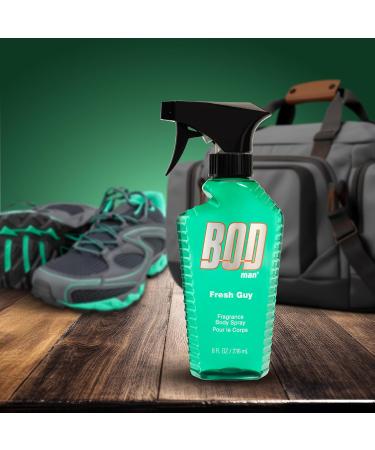 BOD man Fresh Guy For Men Fragrance Body Spray 8 oz (Pack of 2) GREEN 8 Fl Oz (Pack of 2) - Buy Online on GoSupps.com