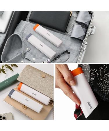 Portable Pill Box for Vitamins & Medications | 7-Grid Green & Orange Travel Organizer - Buy Online on GoSupps.com