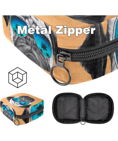 Shop Javenproeqt Portable Women's Binding Bags & Menstrual Cup Bags for Teens | Stylish & Functional Accessories for First Periods | Cool Pug & Dog Beach Designs - Buy Online on GoSupps.com
