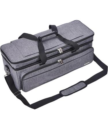 NICOGENA Double Layer Carrying Case for Cricut Explore Air 2 & Maker - Grey | Mat Pocket & Large Front Pockets for Tools & Supplies - Buy Online on GoSupps.com