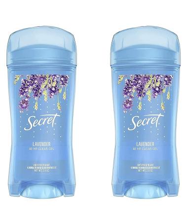 Secret Fresh Clear Gel Antiperspirant Deodorant Luxe Lavender 2.6 oz - Pack of 2 - Buy Online on GoSupps.com