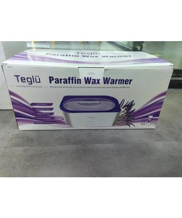 Teglu 4L Paraffin Bath for Hands & Feet | Complete Paraffin Wax Set with 1350g Wax Gloves & Brush - 200W White - Buy Online on GoSupps.com