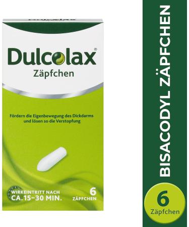 Dulcolax Suppositories - Fast Relief for Constipation | 6 Pieces (1 Pack) - Buy Online - Buy Online on GoSupps.com